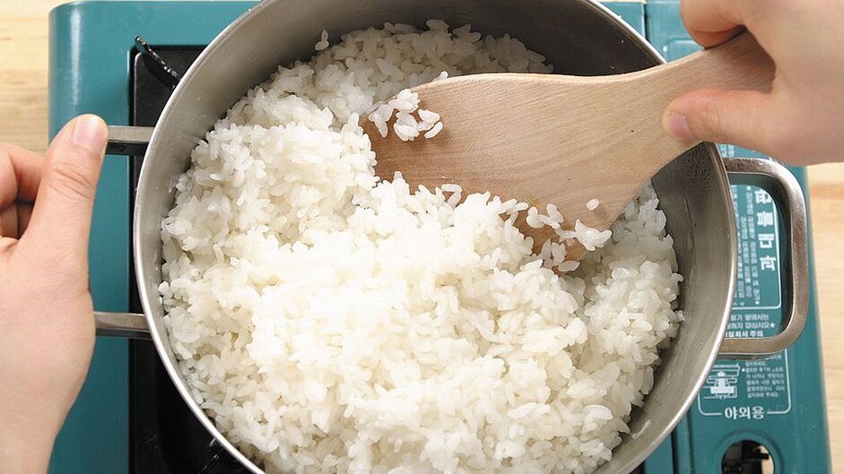 Cleansing the body of parasites with rice